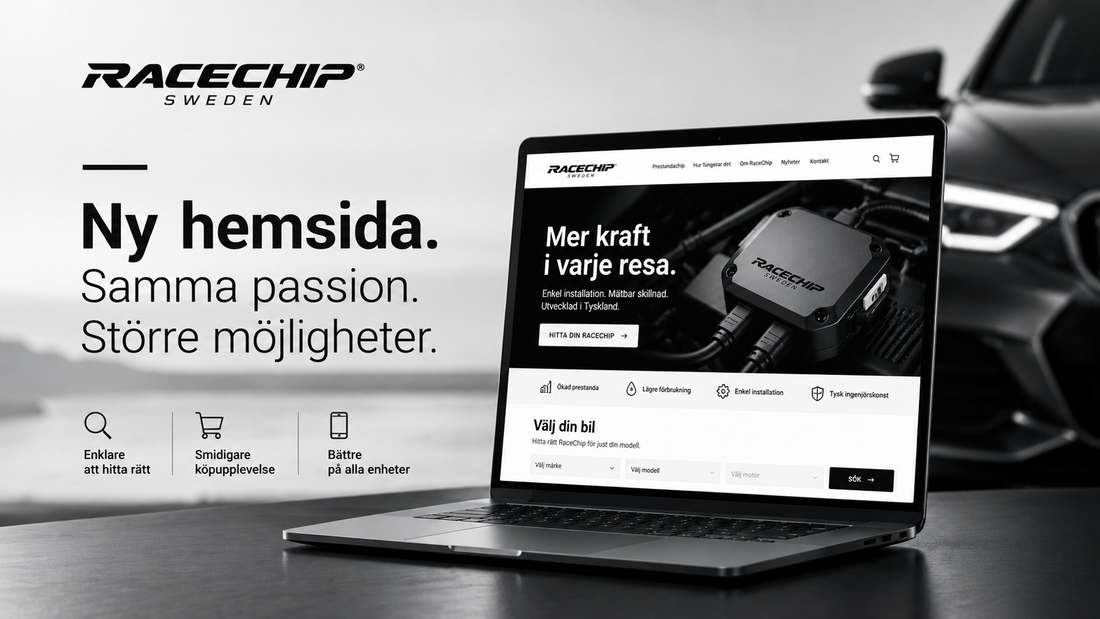 RaceChip Sweden lanserar ny webbshop